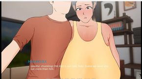 Plowed - Gameplay - Roleplay - Granny Big Ass and Hairy Cunt Shown Before Going Bed