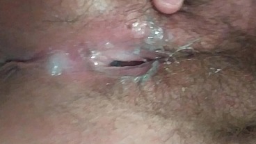 Creampie concha peluda
