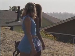 Lesbians babe pussy dildo penetrated