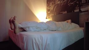 Waking Up at Hotel - Masturbating in Bed