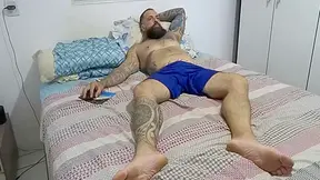 Tatuado Macho Se Exibindo Pra Camera 1 6 Min
