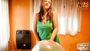 Wet and big balloon full video on xhamster