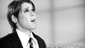 Two horny lesbos getting their muffs wet by tribbing