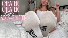 Cheater Cheater stinky sock-sniffer