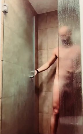 Off My Dirty Gym Gear and Getting Wet and Soapy
