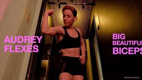 Audrey Does Pull Ups And Flexes Muscles wmv