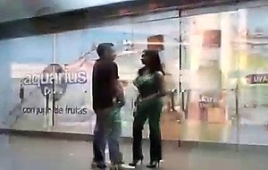 Tight latina tranny sucking huge cock