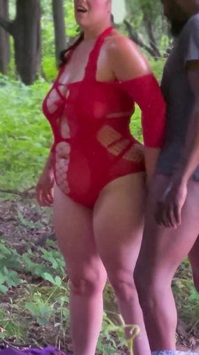 PAWG Mystic Ginger Fucking Trotzilla Outside