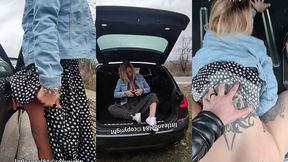 littleangel84 - il me rempli le cul sur le bord de la route ! anal, exhib, footjob...