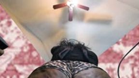 Tiny Husband in-between Giantess Wife Colossal Ass Cheeks she Shakes and Jiggles 1080smaller