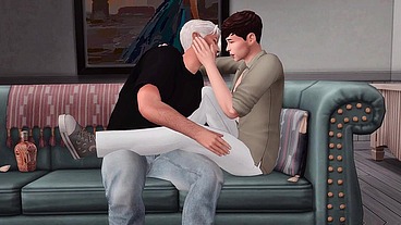 Stepfather Fucks Stepson Hard While Stepmom Is Away (SIMS + SFM + GAY PORN)