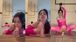 jumping on my fav dildo with bulgarian dirty talk