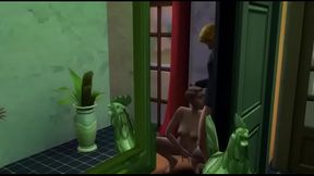 Sims 4 Picking up a random girl in a bar