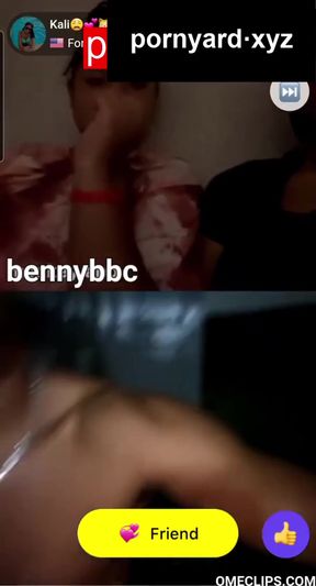 Webcam amateur gets a surprise reaction during homemade show