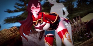 Genshin Impact - Amber cannot stop