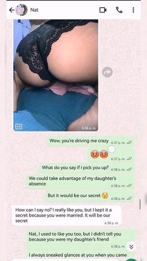 Hot Chat with My Stepdaughter's Best Friend