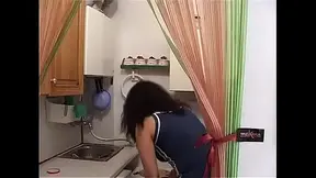COUGAR gives a deepthroat BJ before hardcore anal
