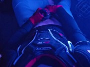 Cup Bulge & Shoulder Pads—Watch Me Edge in Full Gear