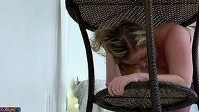 Big Ass Stepmom Gets Stuck and Fucked Outdoors