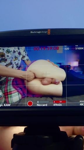 Sensual Self Fisting Orgasm with Her Slave with Amazing Scene!