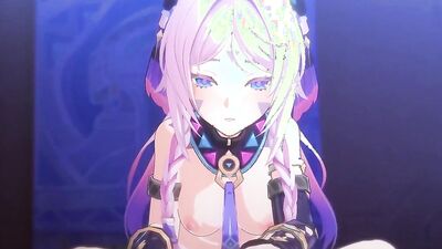 Citlali X Aether is a busty anime babe who loves getting her huge tits fucked hard in this cartoon sex movie
