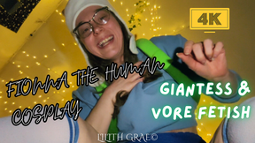 Nonnude Fionna the Human Cosplay Giantess Vore