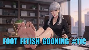 Foot Fetish Gooning #11C: Surrender Your Mind to Pampered Soles (Animated, Music)