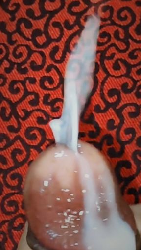 Honey Dew white gold oozing while dreaming creampie deep inside pussy.