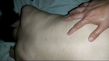 Tight twink being fucked hard in the ass by a bear