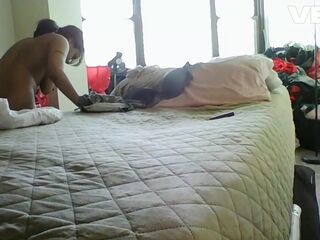 NURSE HOME ATTENDANT TAKES LARGE SCHLONG BBC SQUIRTS AND CUM REAL PORN