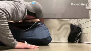 Big dick hunks sucking cock then bareback fucking in public