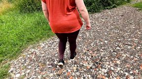 Alternating vagina and tits beating in the workshop