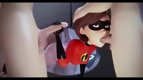 Elastic Anime Girl Stretches for Dick in Wild Hentai Parody Scene