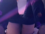 Sexy Blonde Tranny Girl Fucks Her Asshole With Biggest Purple Dildo Ever
