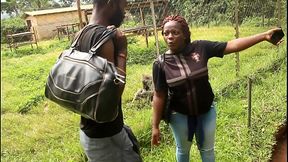 An impressive and unprecedented sex scene in Gogo in the adultery of a couple in black Africa by a colleague who after having fuck the wife in front of the husband also fucks the husband in front of t