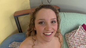 Huge tits blonde slut gets fucked by a hunk indoors