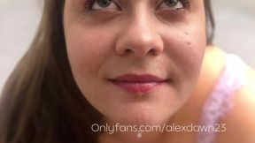 I wet the bed- Stepdad rough face fucks stepdaughter