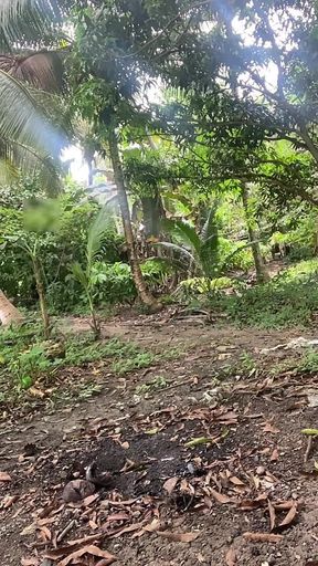 Young Pinoy Twink Jerks off Secretly Outdoors