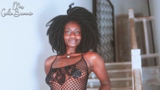 Sexy Ebony Princess Lingerie Try On!, She Is absolutely Gorgeous!