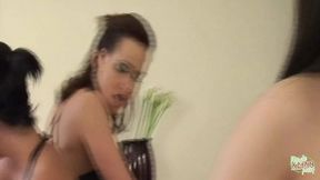 Four Lesbians Eating Each Other's Juicy Cunts