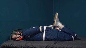 5097 Holly in Harness Gagged in Denim