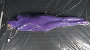 Purple nylon in a polyethylene vacuum bed