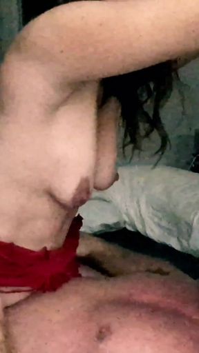 Unforgettable moment from "Morning Pussy is the WETTEST! Sweet dreams had my Panties Soaked before he woke me up, so I"