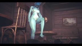 Furry Hentai Pokemon - Glaceon Hardsex with Anubis the Dog - Japanese Asian Manga Anime Film Game Porn