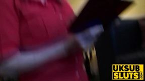 British MILF sucks cock then rides big dick in maledom roleplay