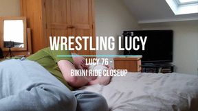 Lucy 76 - Bikini Face Ride Close Up