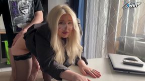 a misunderstanding with my tutor was resolved with a hot fuck porn video