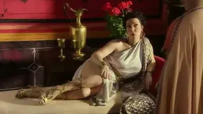 Ancient Roman babe gets fucked hard and gives a blowjob