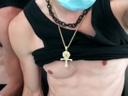 TikTok eBoy LEAKED - huge dick on plane