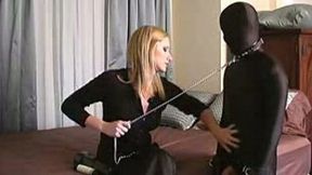 Fucking my slave boy's cock with artificial vagina